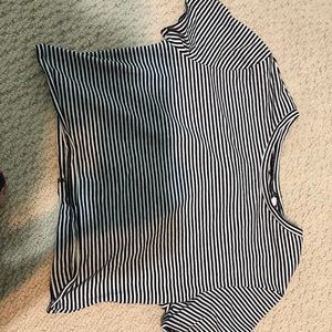 Pacsun striped crop top